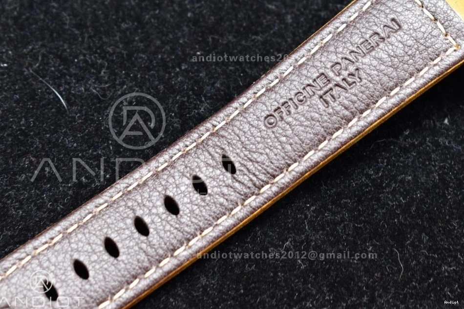 Real Asso Clone O PAM441 Brown Ceramic on SBF Strap Best Edition 1:1 P.9001 Super 0316